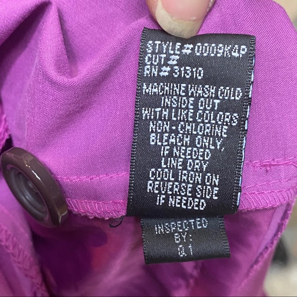 IZ Buyer Trench Coat Purple Size Medium - Picture 9 of 13